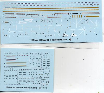 Gris Hobbyboss 1  700 échelle Kit modèle USS Boxer lhd-4  