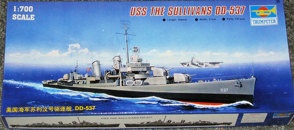 Trumpeter 1/700 05731 USS DD-537 The Sullivans 