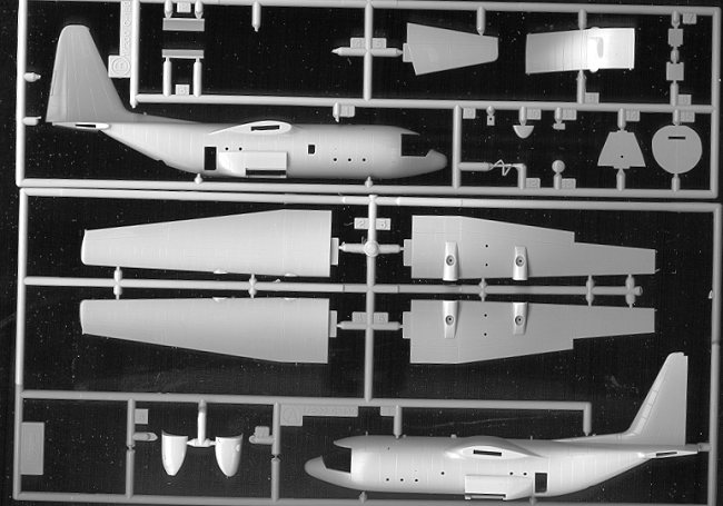 Details about   1987 Hasegawa Lockheed AC-130H Gunship US Air Force 1:200 Model Aircraft Kit 