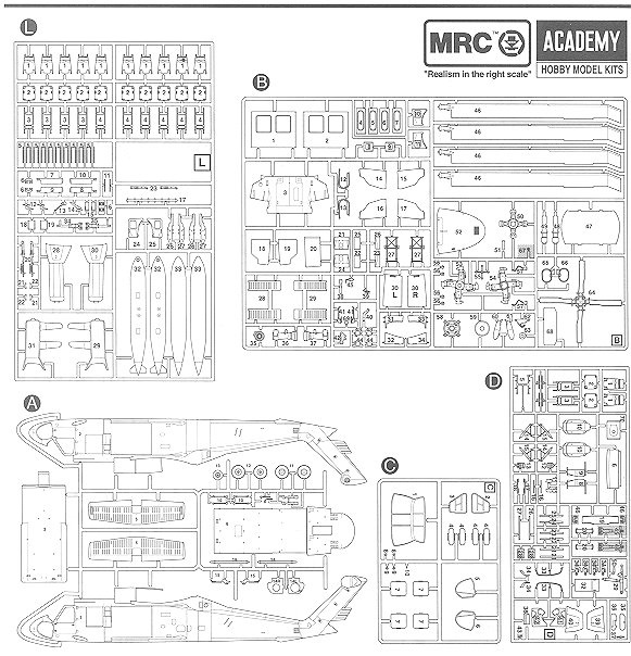 Maquette Hélicoptère UH-60M Black Hawk - Échelle 1/35, Kit De Montage Academy Pour Modélistes