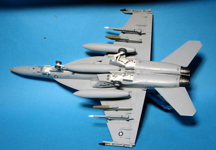 MA-48071 1/48 F/A-18E/F NOZZLE SET CLOSED for Hasegawa F-18E/F/G 