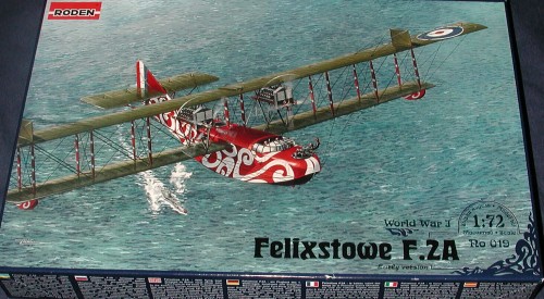WW I BRITISH FLYING BOAT #47 1/72 RODEN FELIXSTOWE F.2A 