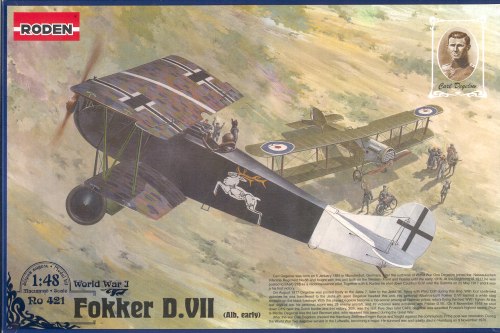 RODEN Fokker D.vii OAW Mid Production German Fighter Airplane Model Kit for sale online