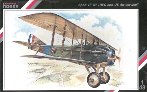 Special Hobby 1/48 Spad VII C1 'RFC and US Air Service' # 48010 